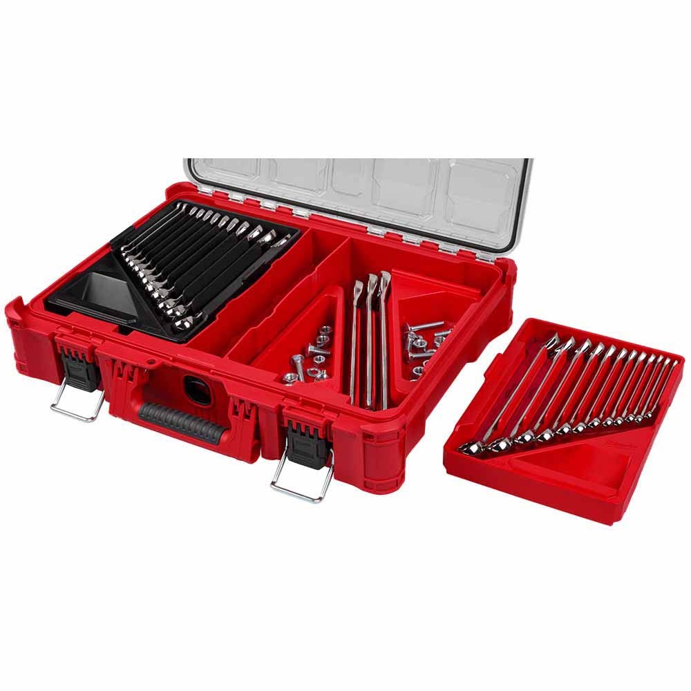 Milwaukee 48-22-9485 30pc Metric & SAE Combination Wrench Set with PACKOUT Organizer