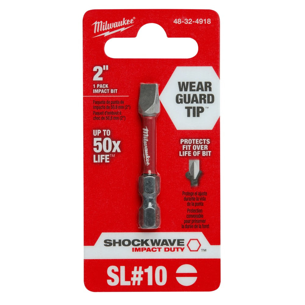 Milwaukee 48-32-4918 SHOCKWAVE 2" SL 1/4 Impact Bit - 7