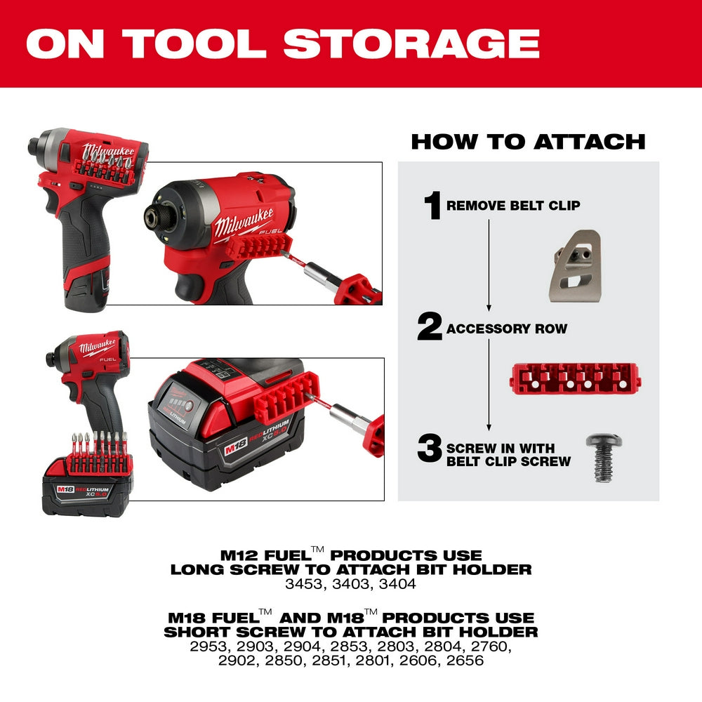 Milwaukee 48-32-9921 Customizable Medium Case for Impact Driver Accessories