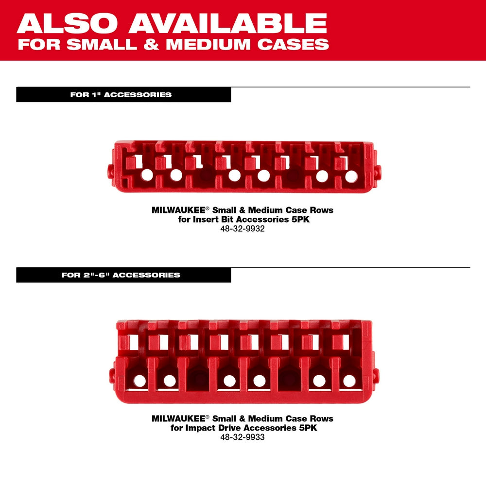 Milwaukee 48-32-9921 Customizable Medium Case for Impact Driver Accessories