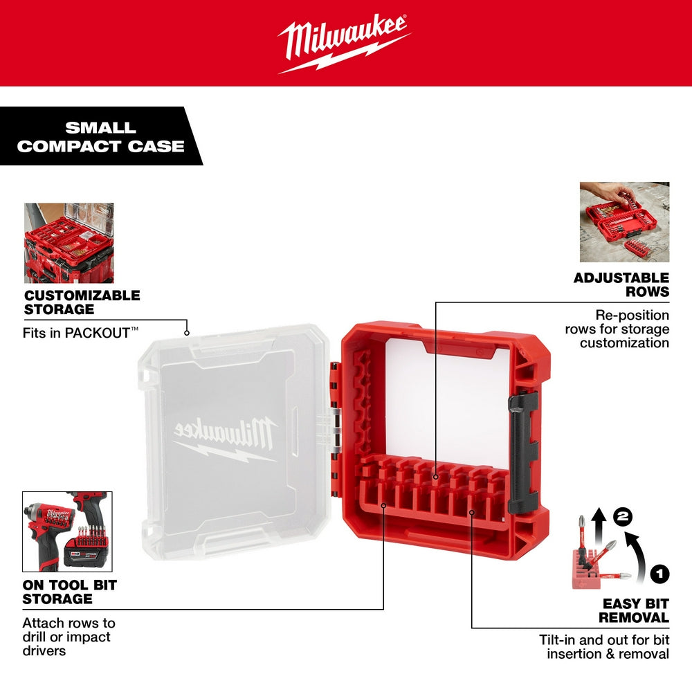 Milwaukee 48-32-9930 Customizable Small Compact Case for Impact Driver Accessories - 2