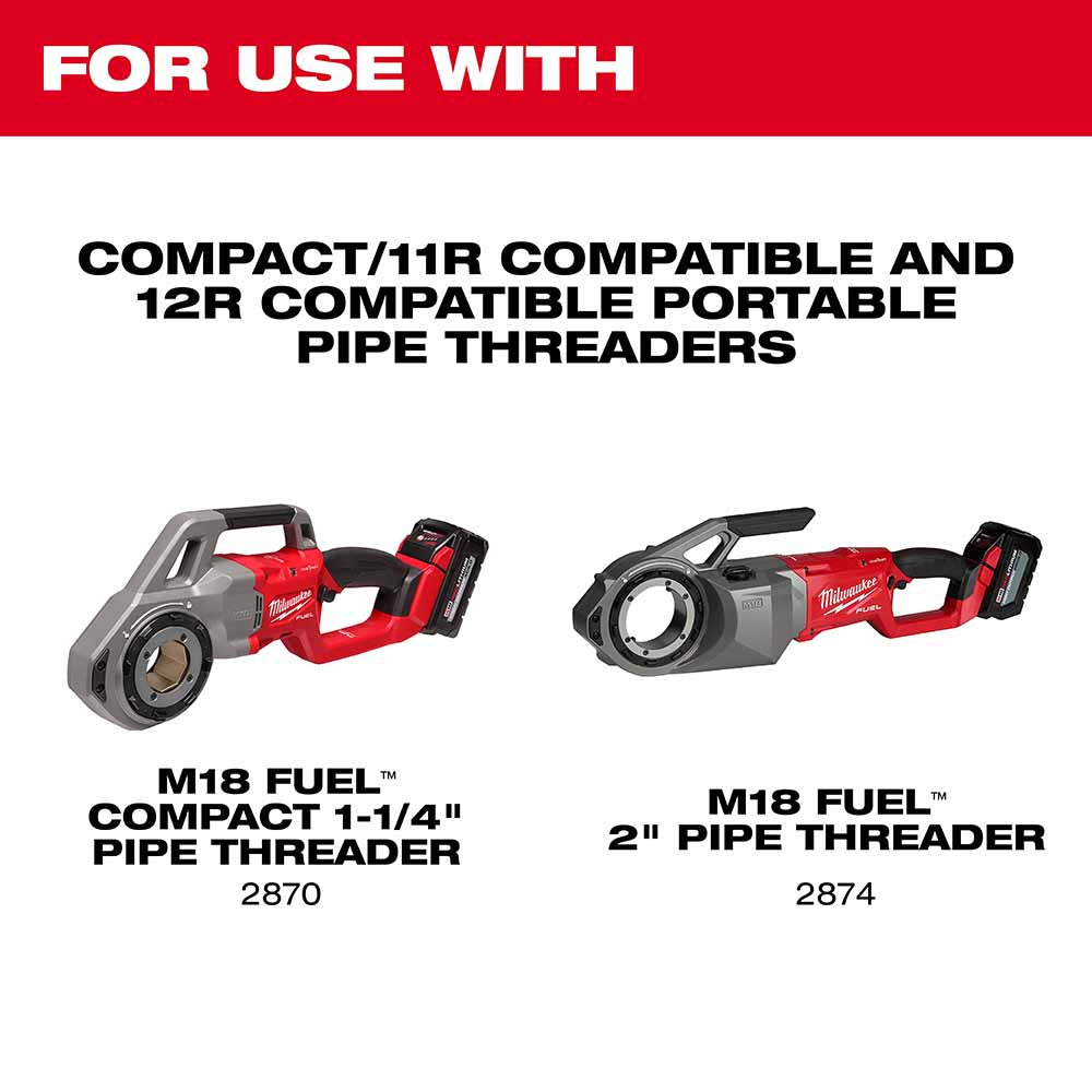 Milwaukee 48-36-1102 3/4" Alloy NPT Portable Pipe Threading Dies - 3