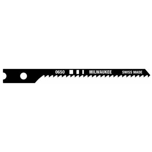 Milwaukee 48-42-0650 2-3/4" X 12 TPI, High Carbon Steel Jig Saw Blades, 5-Pack