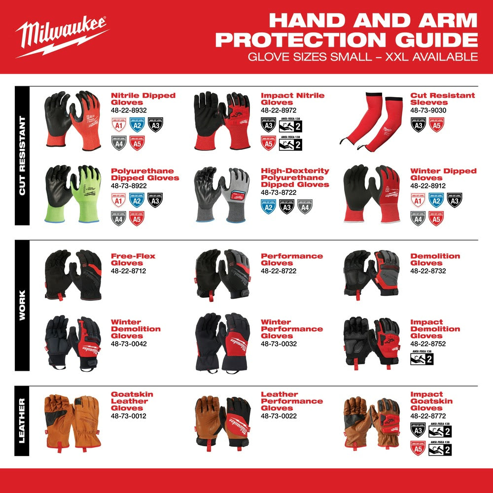 Milwaukee 48-73-0042 Winter Demolition Gloves – Large - 7