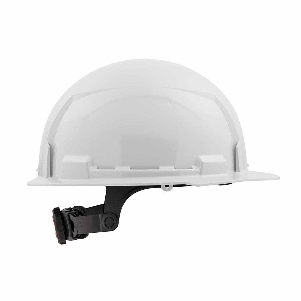 Milwaukee 48-73-1120 White Front Brim Hard Hat with 6PT Ratcheting Suspension – Type 1 Class E - 4