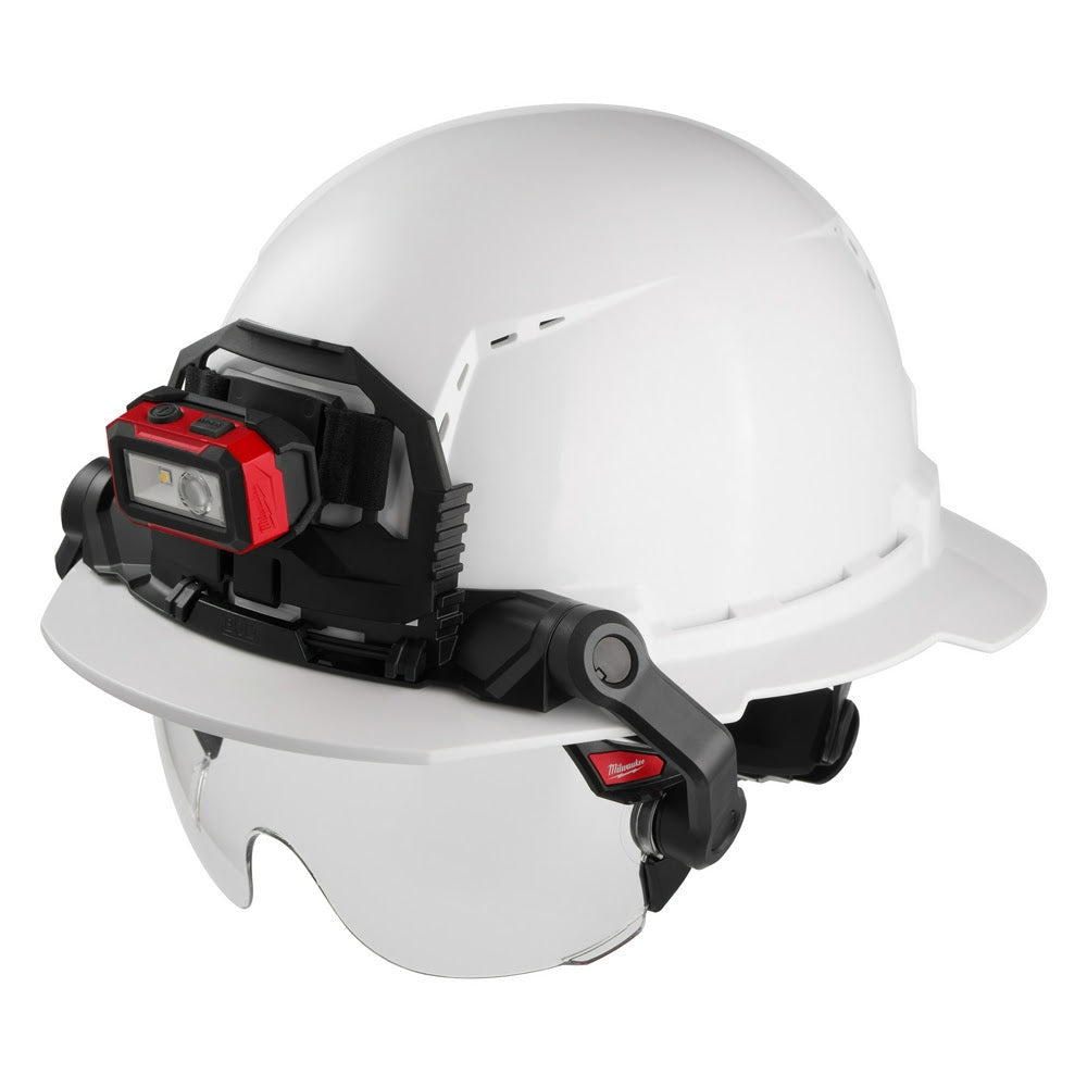 Milwaukee 48-73-1410 BOLT Eye Visor / Face Shield - Clear Dual Coat Lens (Compatible with Milwaukee Safety Helmets & Hard Hats) - 18