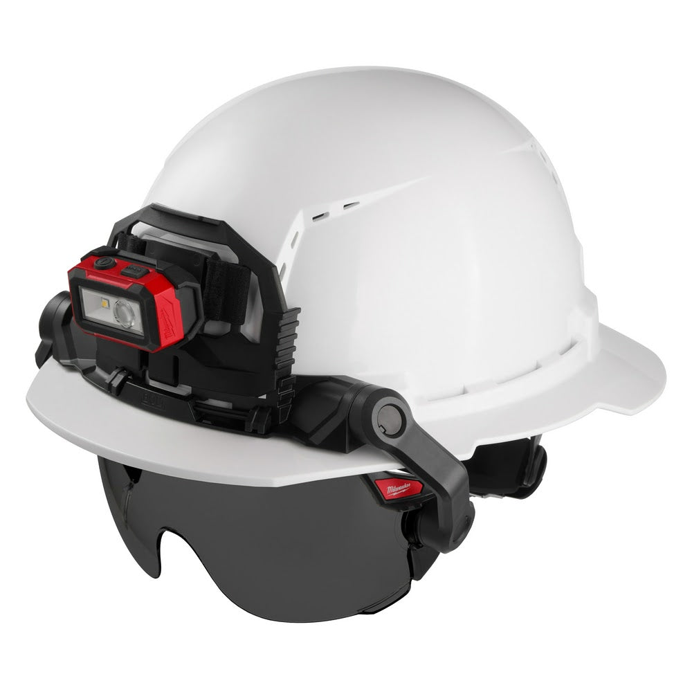 Milwaukee 48-73-1415 BOLT Eye Visor - Tinted Dual Coat Lens (Compatible with Milwaukee Safety Helmets & Hard Hats) - 18