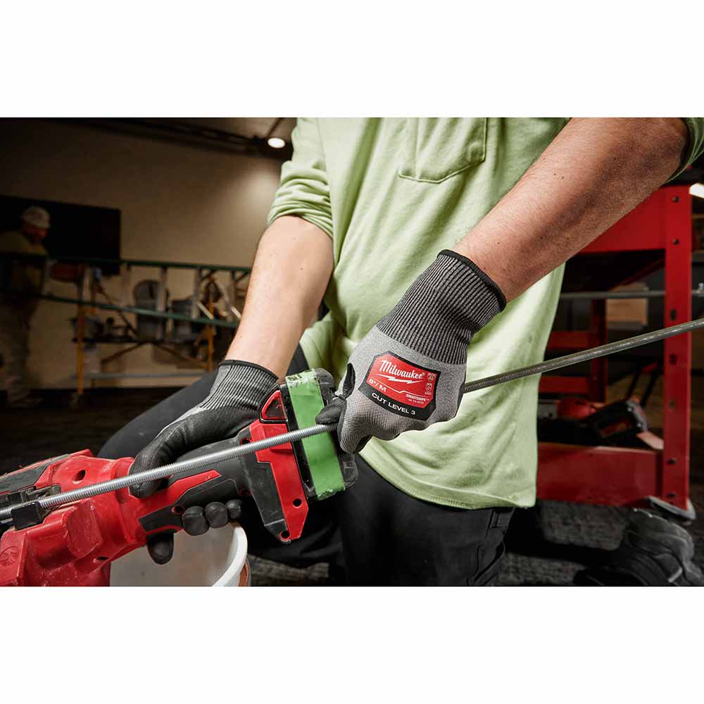 Milwaukee 48-73-8731B High Dexterity A3 Polyurethane Dipped Gloves - Medium - 7