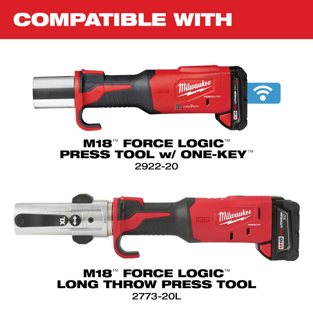 Milwaukee 49-16-2650Z 1/4" ZoomLock MAX Press Jaw for M18 FORCE LOGIC Press Tools