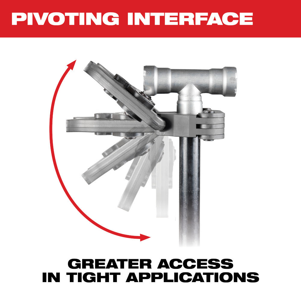 Milwaukee 49-16-2651BX 3/4" IPS-P Pivoting Press Ring for M18 & M12 FORCE LOGIC Press Tools