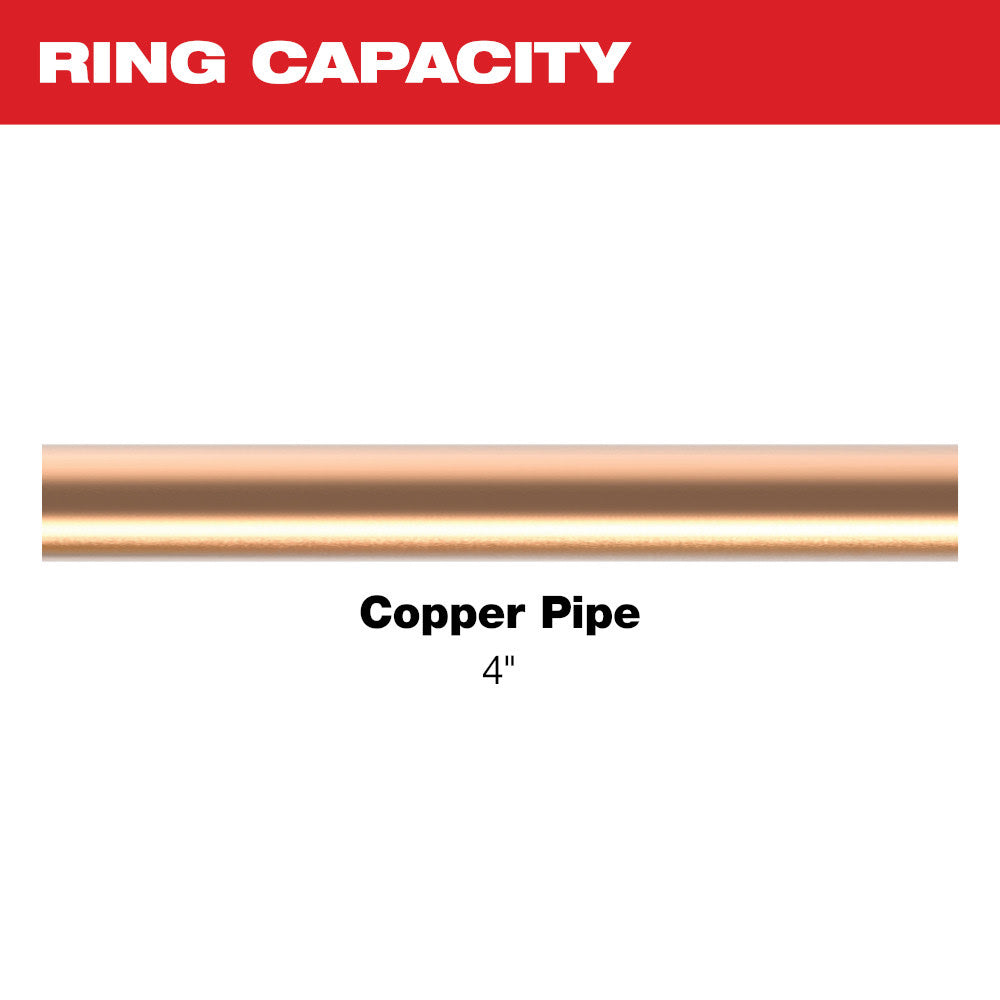 Milwaukee 49-16-2658NX 4" NIBCO Press Ring for M18 FORCE LOGIC Long Throw Press Tool