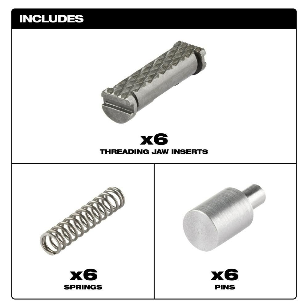 Milwaukee 49-16-5104 Threading Jaw Inserts - 2