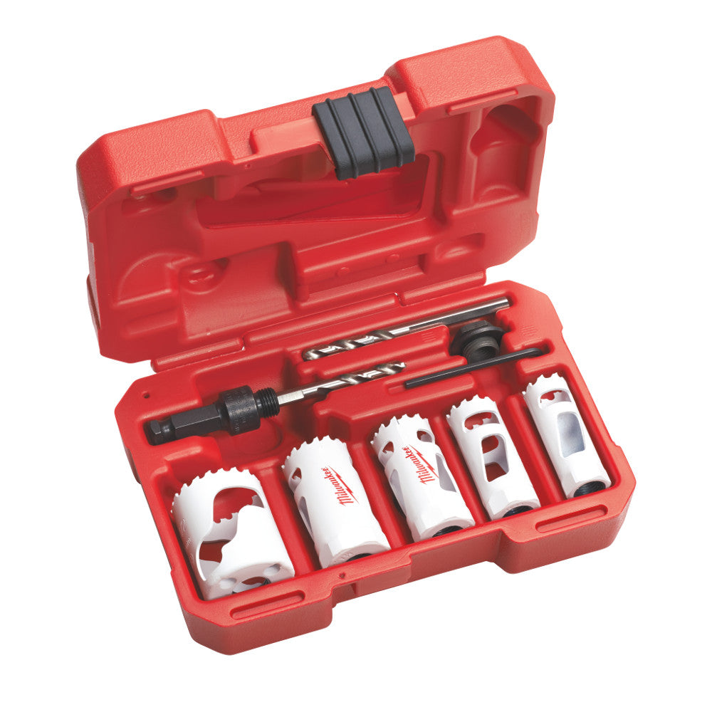 Milwaukee 49-22-4138 Plumber's Compact Hole Dozer™ Bi-Metal Hole Saw Kit (8-Piece)