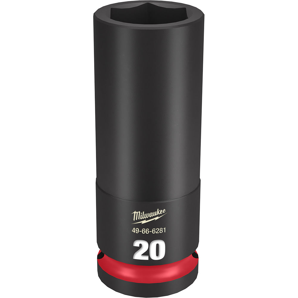 Milwaukee 49-66-6281 SHOCKWAVE Impact Duty™  1/2"Drive 20MM Deep 6 Point Socket