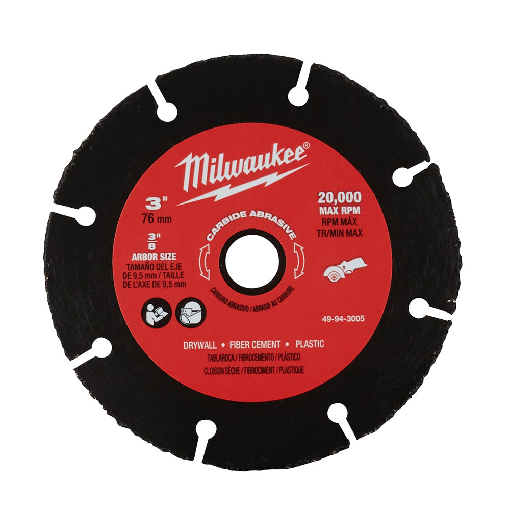 Milwaukee 49-94-3005 3" Carbide Abrasive Blade