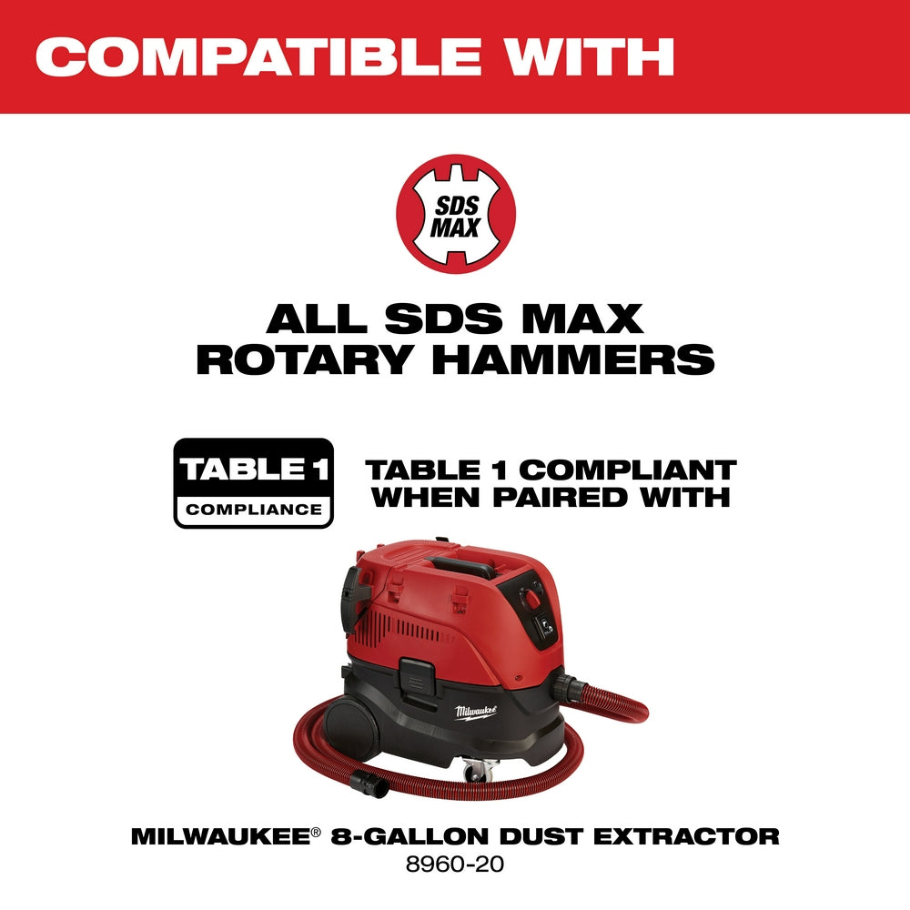 Milwaukee 5317-DE SDS Max Dust Extraction Attachment - 3