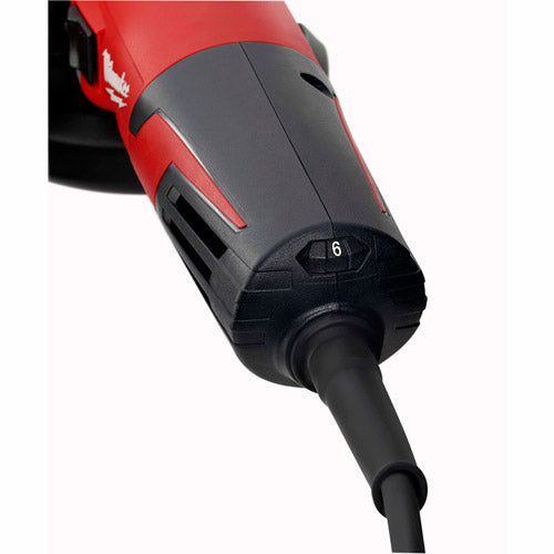 Milwaukee 6117-33D 13 Amp 5" Small Angle Grinder Slide, Lock-On, Dial Speed - 3