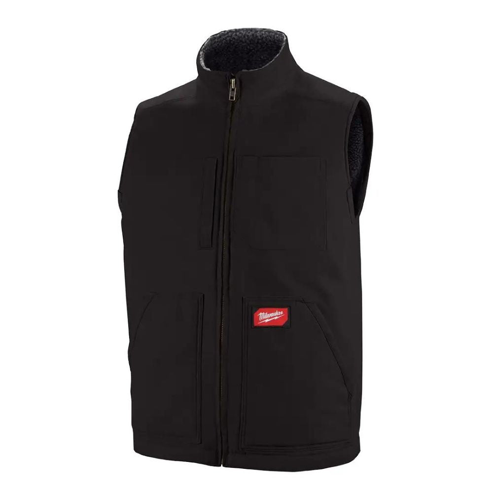 Milwaukee 801B-3X Heavy Duty Sherpa-Lined Vest - Black 3X