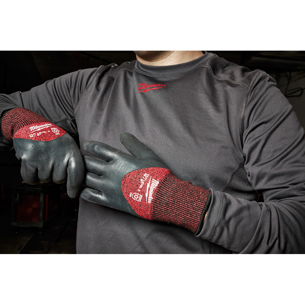 Milwaukee 48-22-8922B 12 Pack Cut Level 3 Insulated Gloves -L - 3