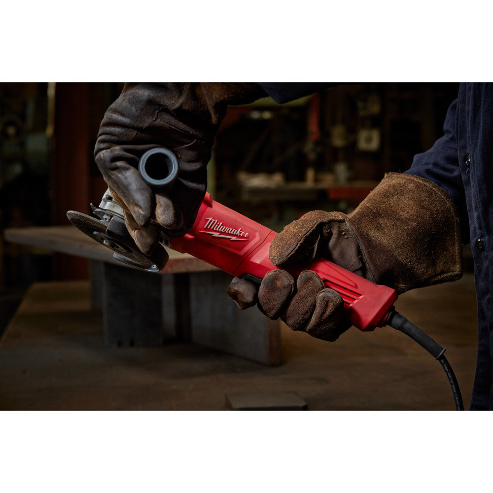 Milwaukee 6141-31 4-1/2" 11 Amp Small Angle Paddle Grinder - 5