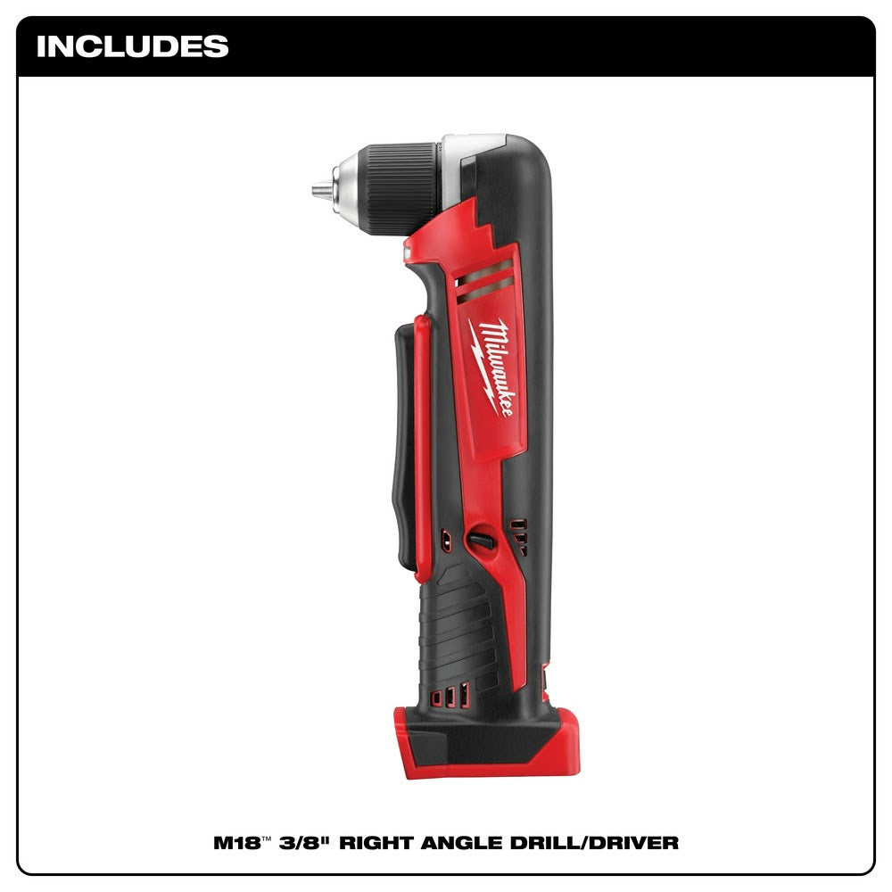 Right Angle Drill - Cordless - M18 - Tool Only - Milwaukee - 2615-20 -  Elite Tools