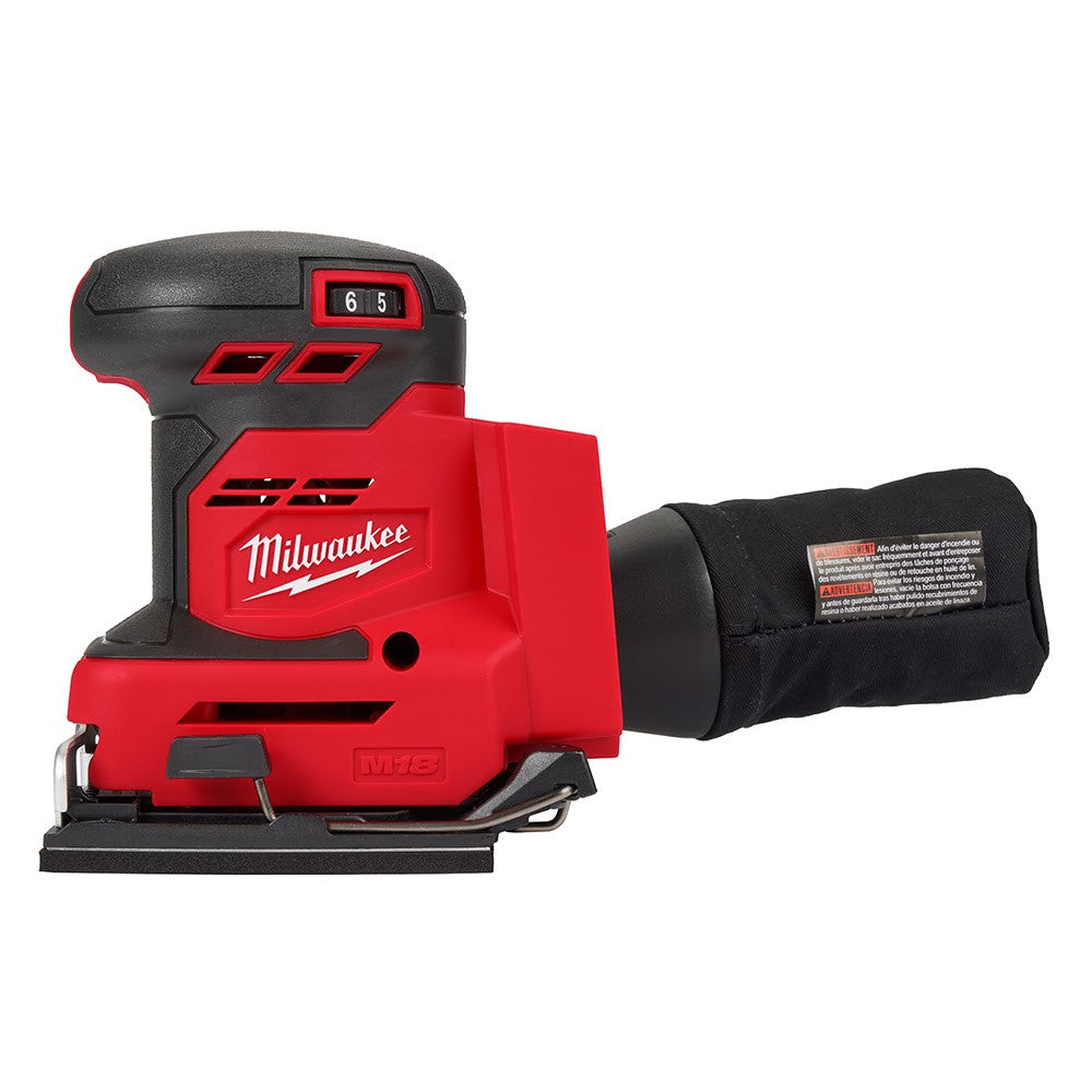 Milwaukee 2649 20 M18 Orbital 1 4 Sheet Sander Bare