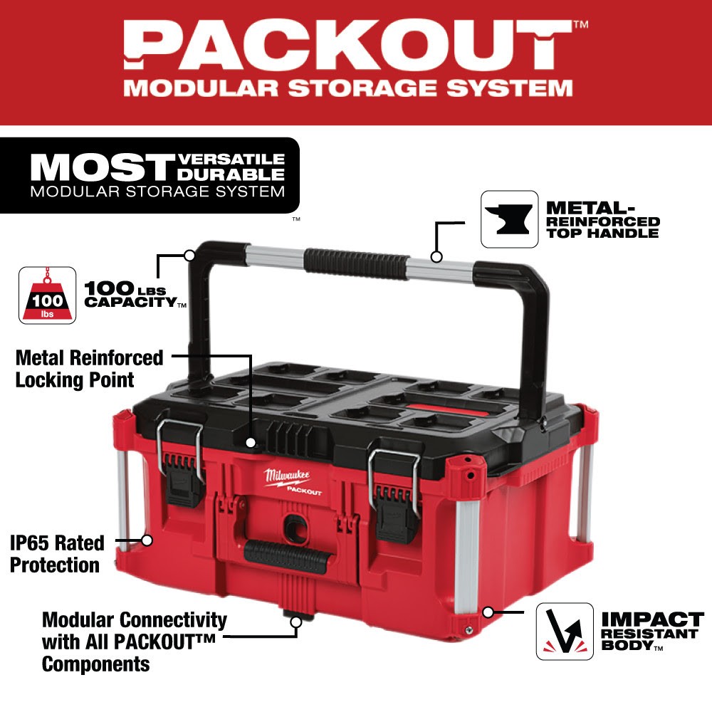 Milwaukee 48-22-8425 PACKOUT Large Tool box