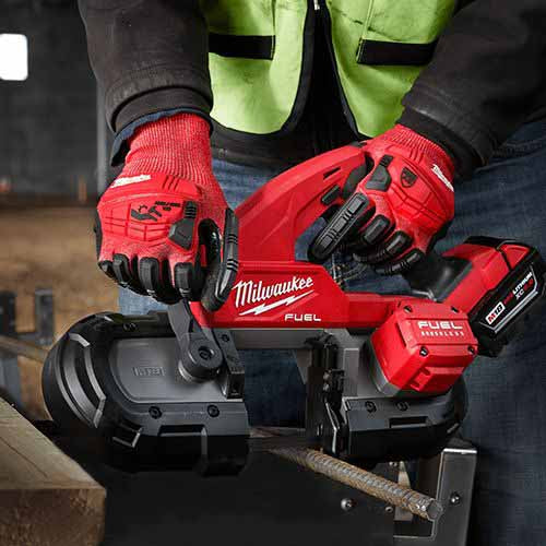 Milwaukee 48-22-8972 Impact Cut Level 3,Nitrile Dipped Gloves