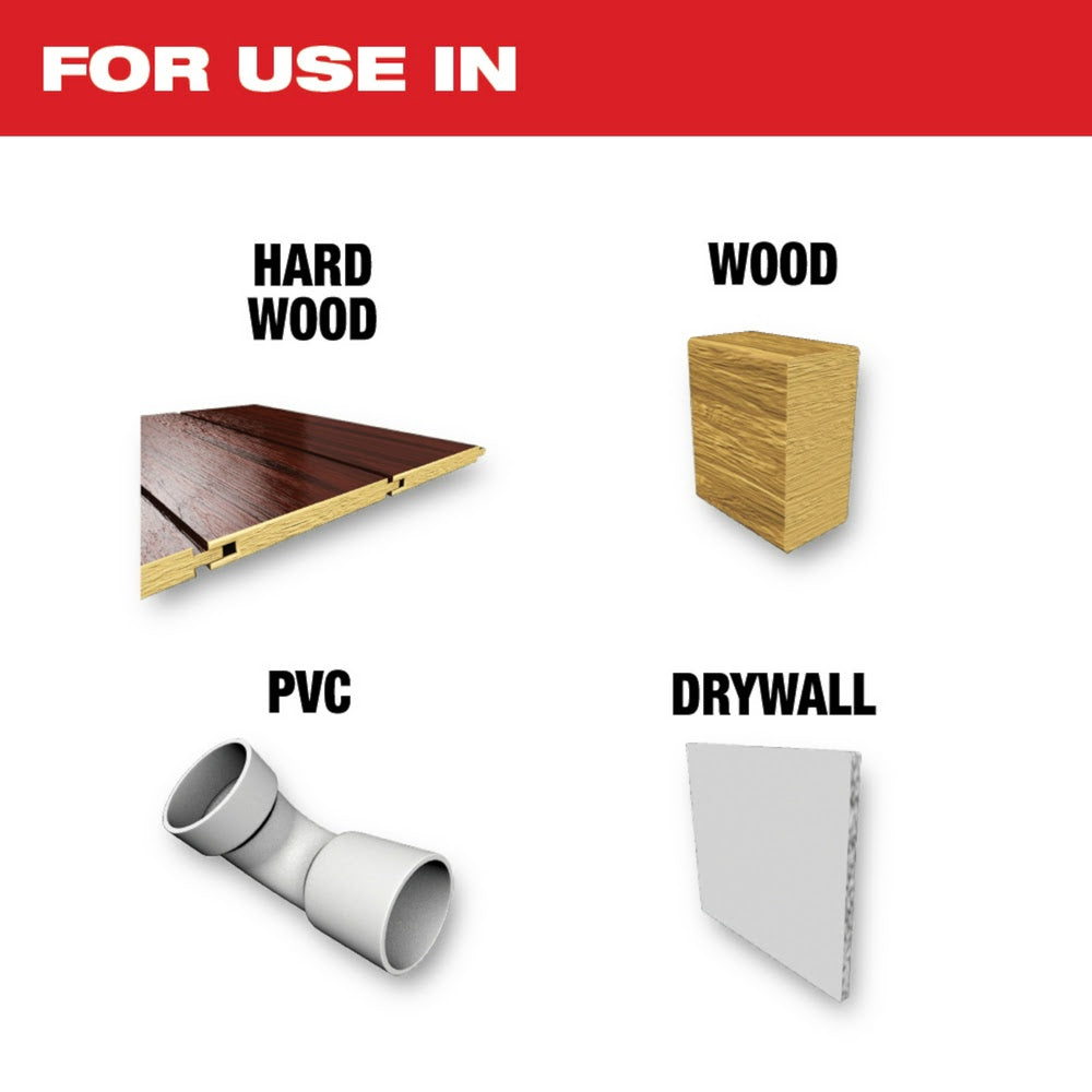 Milwaukee  49-25-1139 Milwaukee® OPEN-LOK™ 1-3/8" HCS Japanese TOOTH PRO-CURVE™ Hardwood Blade (10 Pack)