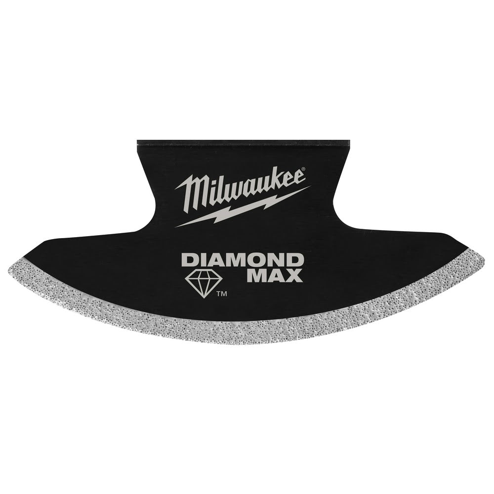 Milwaukee Universal Fit OPEN-LOK Diamond MAX Diamond Grit Grout Removal  Multi-Tool Blade 1 PK 49-25-2272