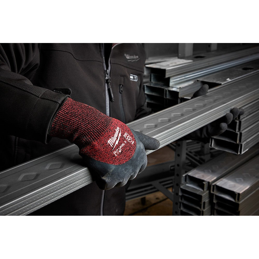 Milwaukee 48-73-8730 Cut Level 3 High Dexterity Polyurethane Dipped Gloves - S